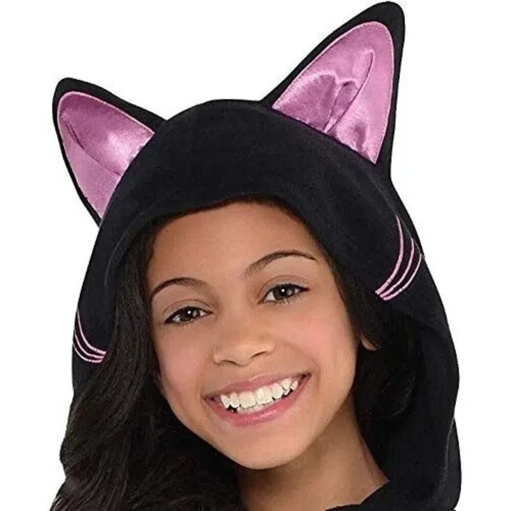 Black Cat - Zipster Jumpsuit - Costume - Child/Toddler - Small 4-6 - Picture 3 of 3